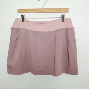Madewell Skort Womens XL Flex Fitness Mini Skirt Blush Pink NF339 FLAW